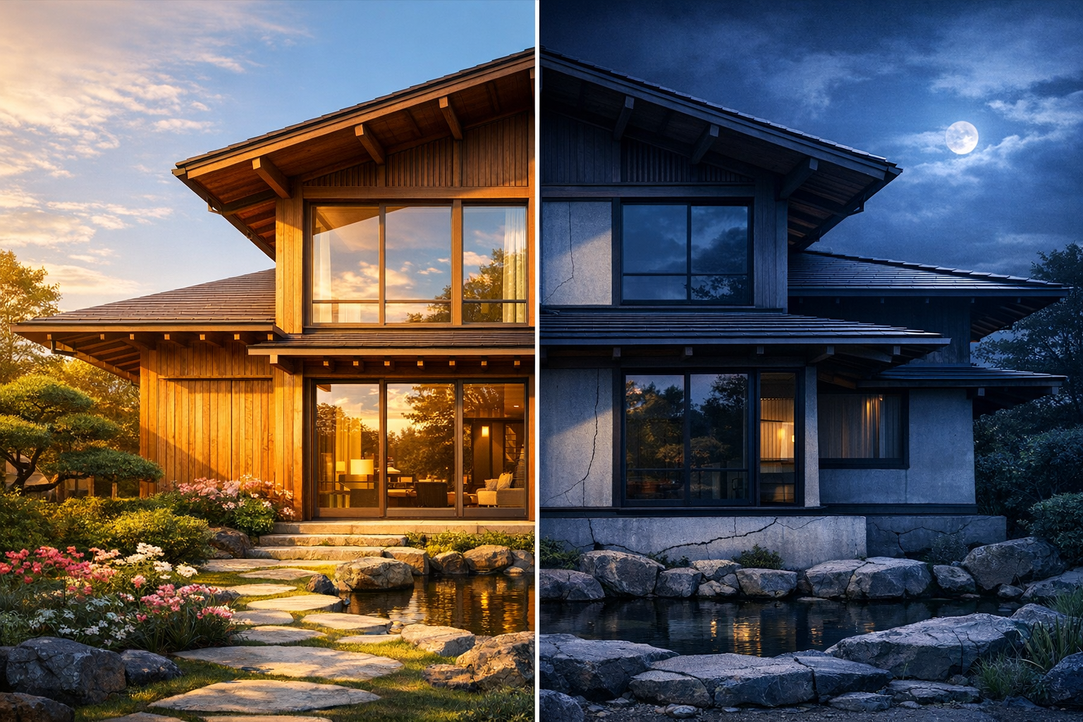 Problem 01 - 美しいが地震に不安がある